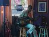 Rodney Kelley regaled the Bourbon St. audience with his amazing guitar playing and huge blues/jazz/Motown repertoire.